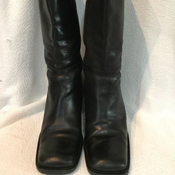 Diba USA Lake Block Heel Mid Calf Boots 10 Casual - Picture 5 of 8